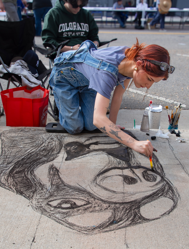 Sidewalk Chalk Artist by Ardeth Carlson (Groups 2 & 5)